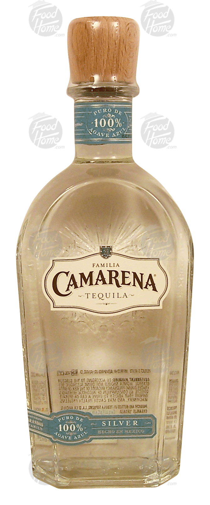 Familia Camarena Silver tequila, 100% agave azul, 40% alc. by vol. Full-Size Picture